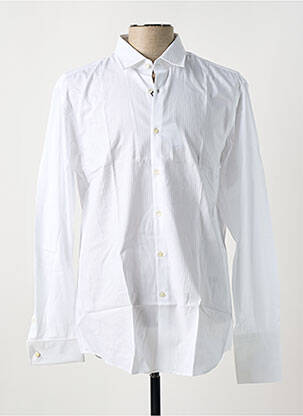 Chemise manches longues coupe cintrée blanc HUGO BOSS homme