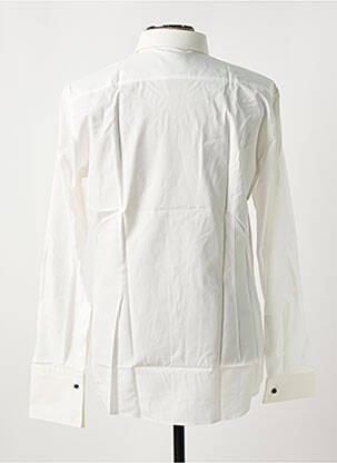 Chemise manches longues tissage popeline beige HUGO BOSS homme
