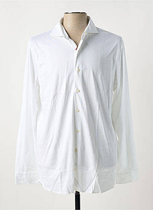 Chemise manches longues coupe cintrée blanc VAN LAACK homme
