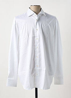 Chemise manches longues coupe droite blanc VAN LAACK homme
