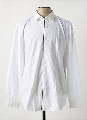 Chemise manches longues tissage popeline blanc HUGO BOSS homme