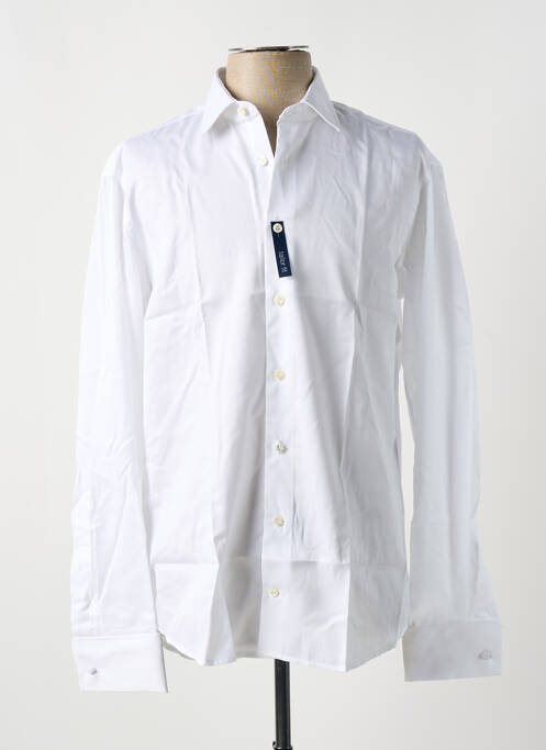 Chemise manches longues coupe cintrée blanc VAN LAACK homme
