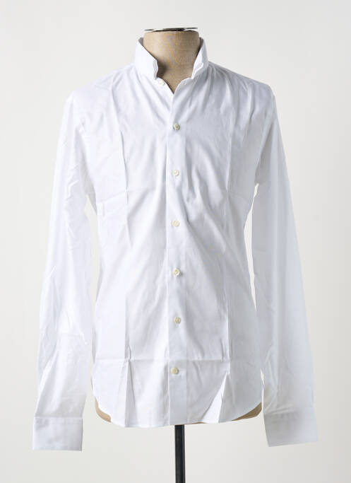 Chemise manches longues coupe cintrée blanc VAN LAACK homme