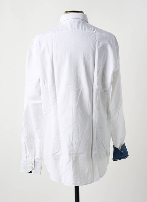 Chemise manches longues coupe cintrée blanc VAN LAACK homme