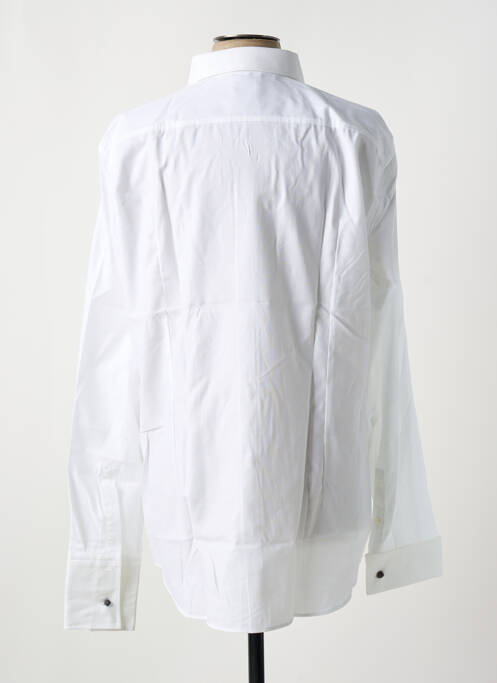 Chemise manches longues fermeture boutonnée sur le devant blanc HUGO BOSS homme