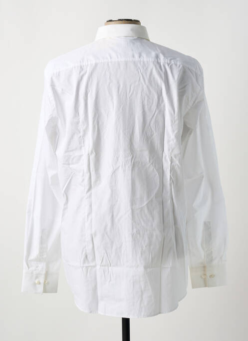 Chemise manches longues tissage popeline blanc HUGO BOSS homme