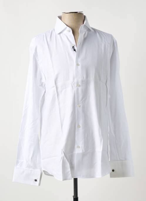 Chemise manches longues blanc HUGO BOSS pour homme