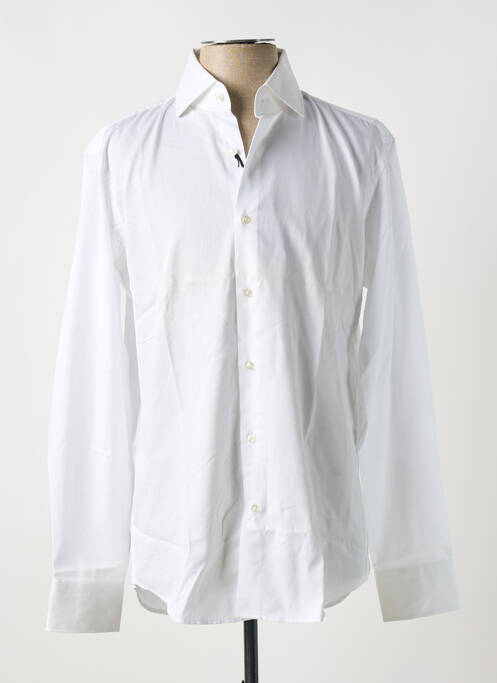 Chemise manches longues blanc HUGO BOSS pour homme
