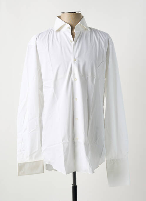 Chemise manches longues blanc HUGO BOSS pour homme