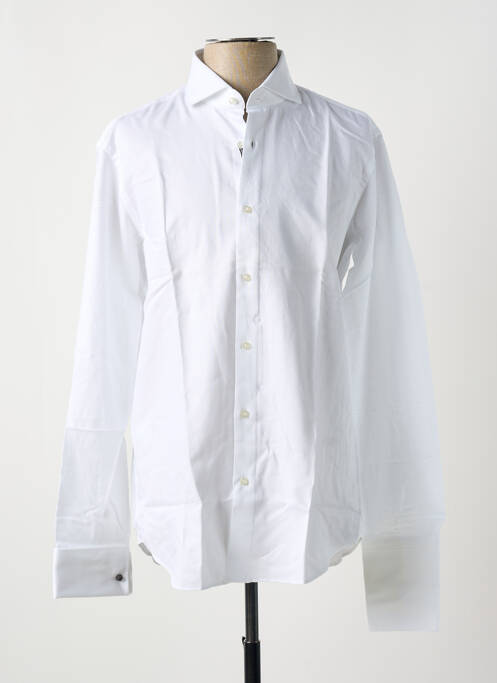 Chemise manches longues blanc HUGO BOSS pour homme