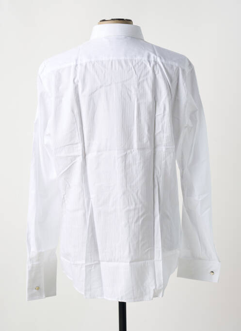 Chemise manches longues blanc HUGO BOSS pour homme