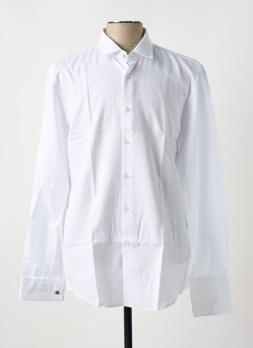 Chemise manches longues blanc HUGO BOSS pour homme