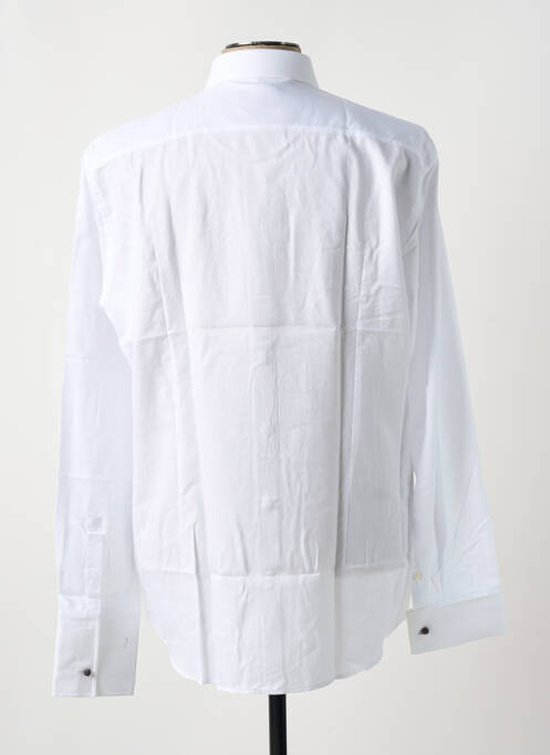 Chemise manches longues blanc HUGO BOSS homme