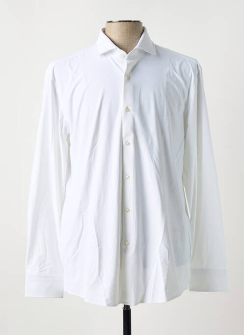 Chemise manches longues blanc HUGO BOSS pour homme