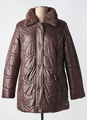 Doudoune poches sans capuche marron MCM femme