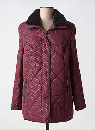 Doudoune poches sans capuche rouge BARBARA LEBEK femme