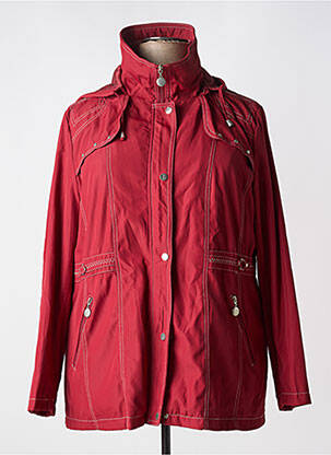 Parka rouge SOURIRE pour femme