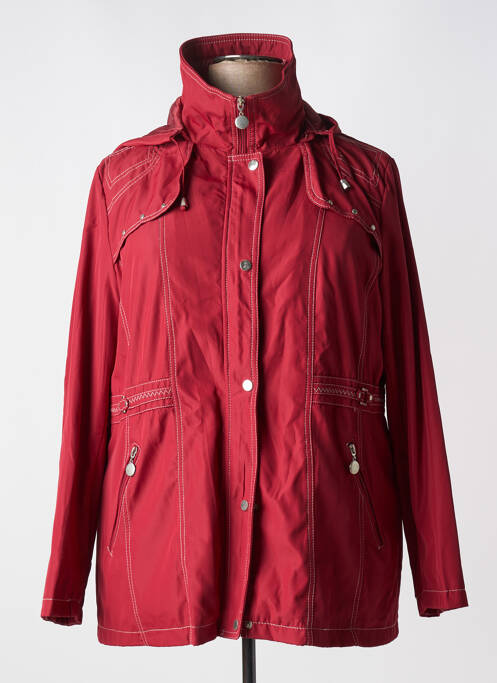 Parka rouge SOURIRE pour femme