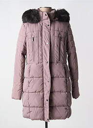 Doudoune poches a capuche marron S.QUISE femme