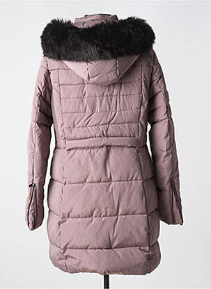 Doudoune poches a capuche marron S.QUISE femme