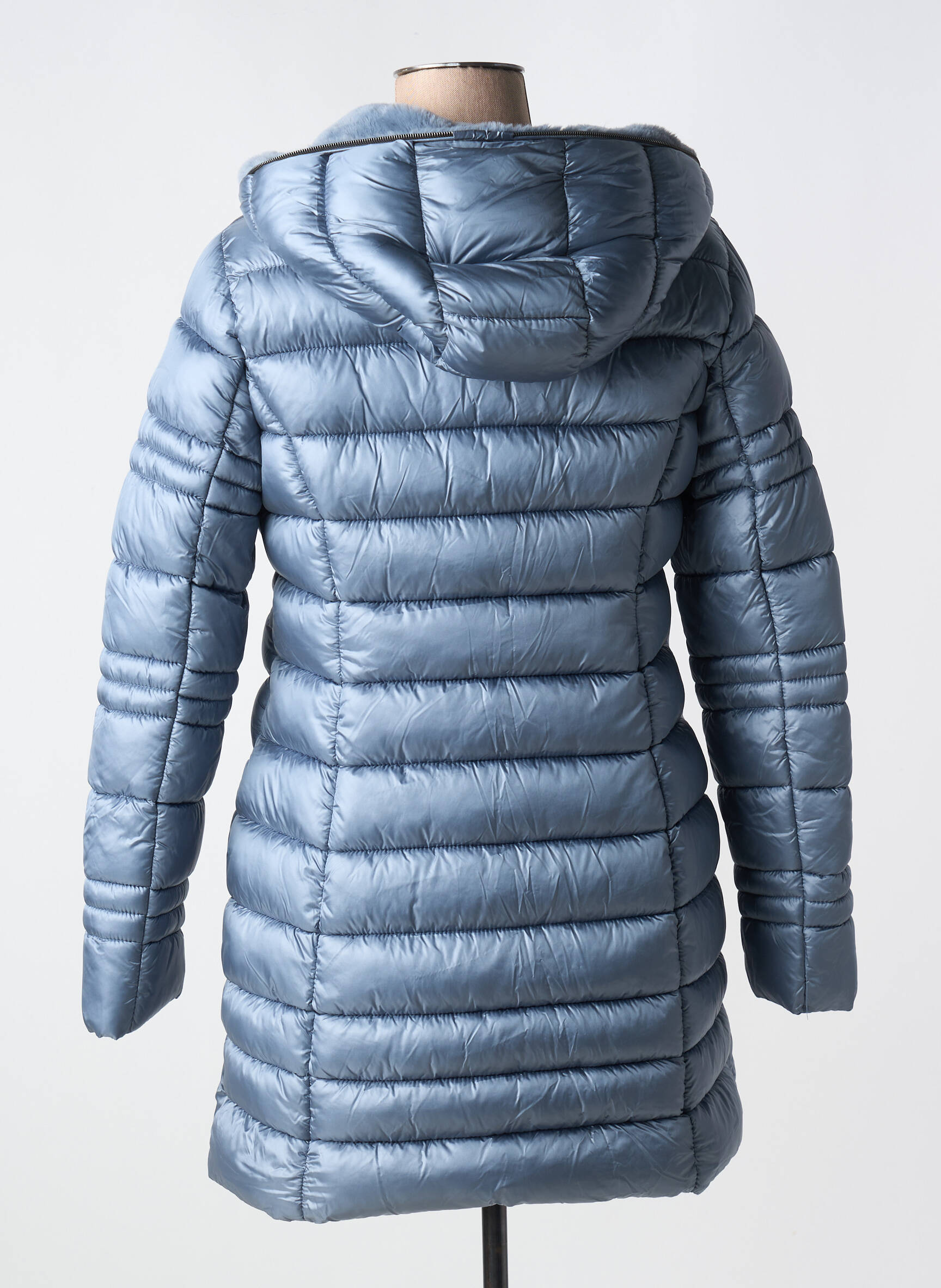 Doudoune Manches Longues Bleu Mcm Femme 2604029-bleu00 Modz