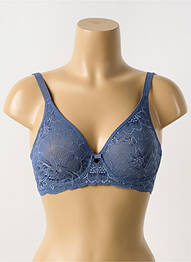 Soutien-gorge légère et transparente haut soutien-gorge emboitant bleu TRIUMPH femme
