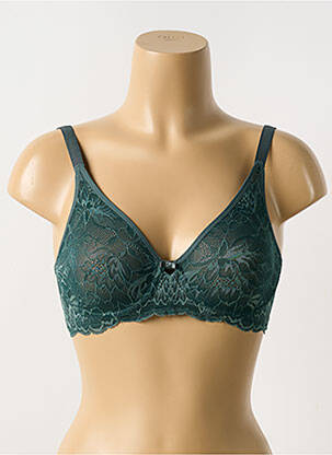 Soutien-gorge légère et transparente haut soutien-gorge emboitant vert fonce TRIUMPH femme