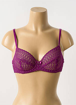 Soutien-gorge légère et transparente haut soutien-gorge emboitant violet TRIUMPH femme