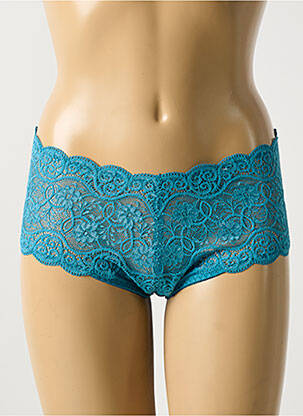 Culotte tissage satiné bleu TRIUMPH femme