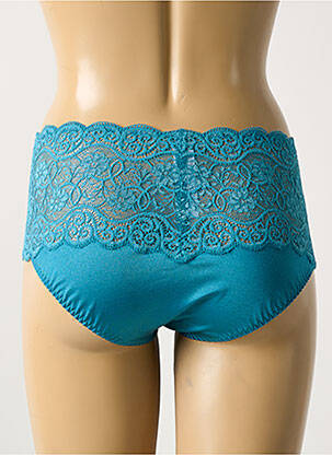 Culotte tissage satiné bleu TRIUMPH femme