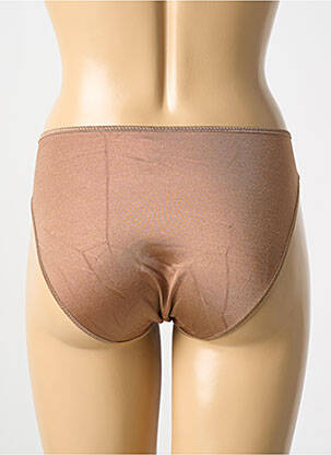 Culotte tissage satiné marron CHANTELLE femme