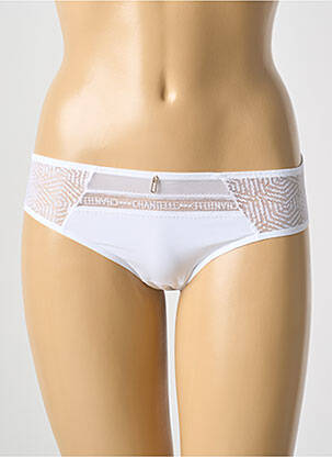 Culotte tissage satiné blanc CHANTELLE femme