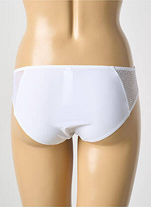 Culotte tissage satiné blanc CHANTELLE femme