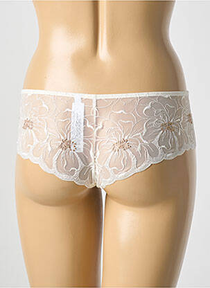 Shorty broderie beige CHANTELLE femme