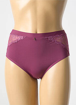 Culotte haute broderie violet CHANTELLE femme