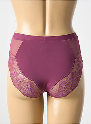 Culotte haute broderie violet CHANTELLE femme