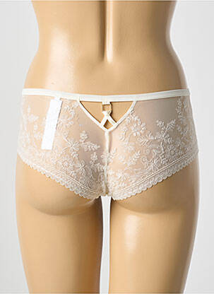 Shorty broderie beige CHANTELLE femme