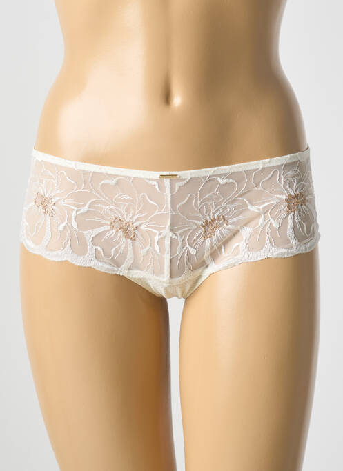 Shorty broderie beige CHANTELLE femme
