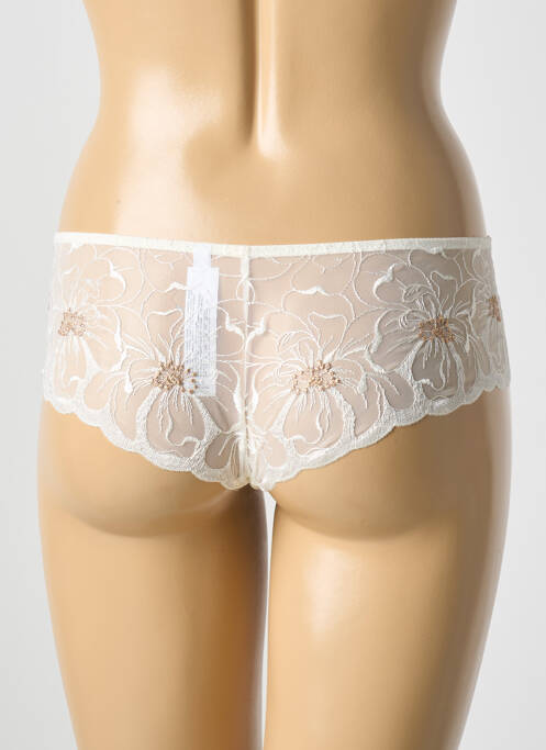 Shorty broderie beige CHANTELLE femme