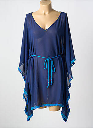 Robe de plage fermeture liens à nouer bleu SIMONE PERELE femme