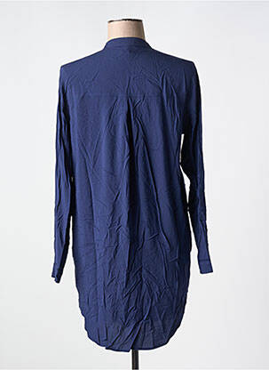 Chemise de nuit manches longues bleu SIMONE PERELE femme
