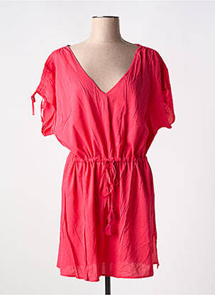 Robe de plage coupe cintrée rose SIMONE PERELE femme