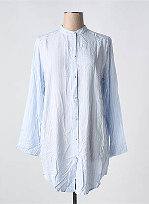 Chemise de nuit imprimé rayures bleu SIMONE PERELE femme