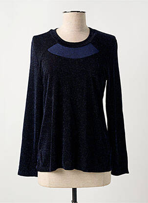 T-shirt manches longues manches longues bleu MERI & ESCA femme