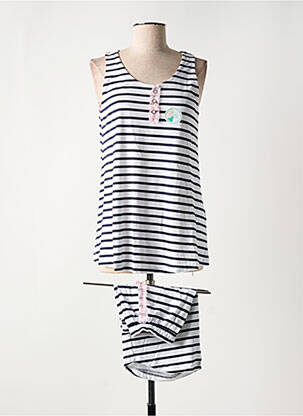 Pyjama tissage jersey bleu RINGELLA femme