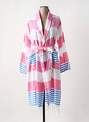 Robe de chambre poches rose RINGELLA femme