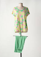 Pyjama vert MASSANA pour femme seconde vue