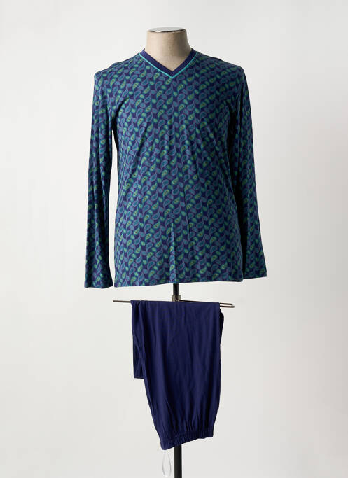 Pyjama col v bleu RINGELLA homme