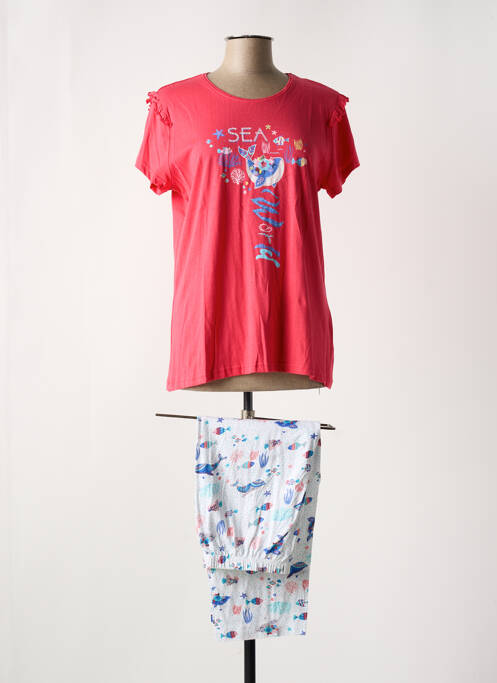 Pyjama rose MASSANA pour femme