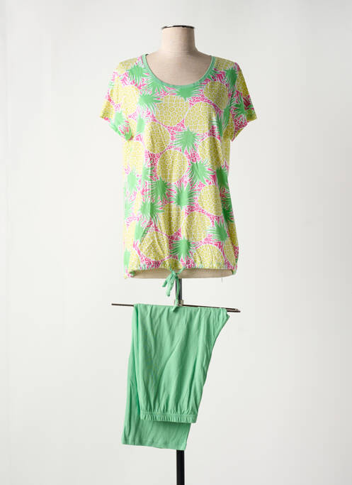 Pyjama vert MASSANA pour femme